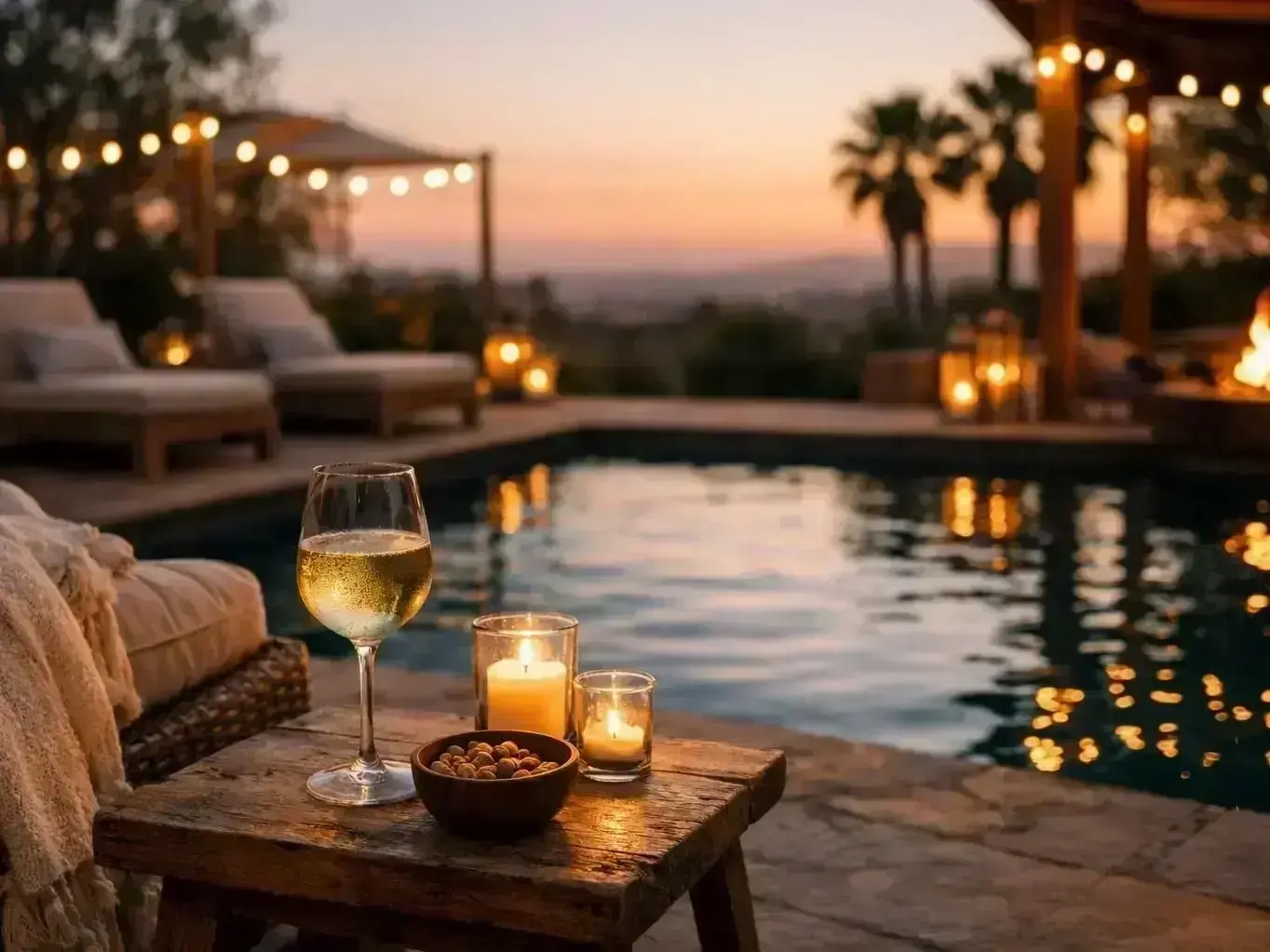 Above-ground pool installation for a family home in Smith Creek with wet winter site planning