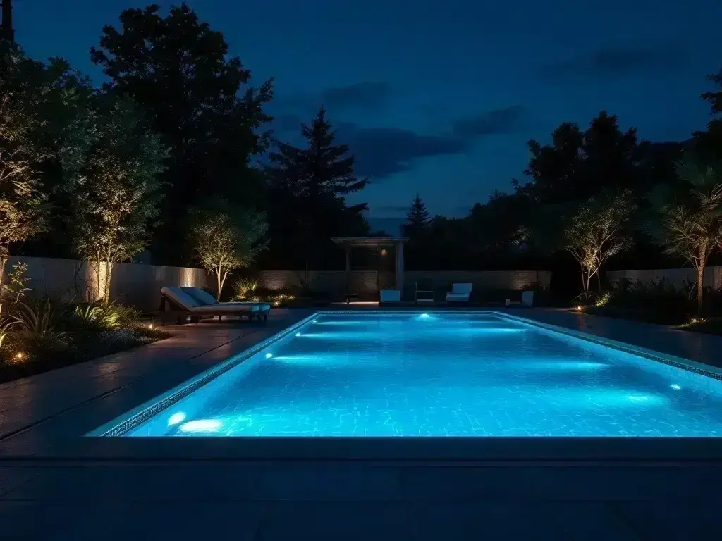 Semi in-ground pool install with permit planning for a Lakeview Heights backyard near Rose Valley